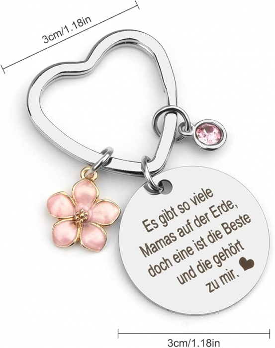 Breloc cadou pentru ziua mamei, limba germana [5]