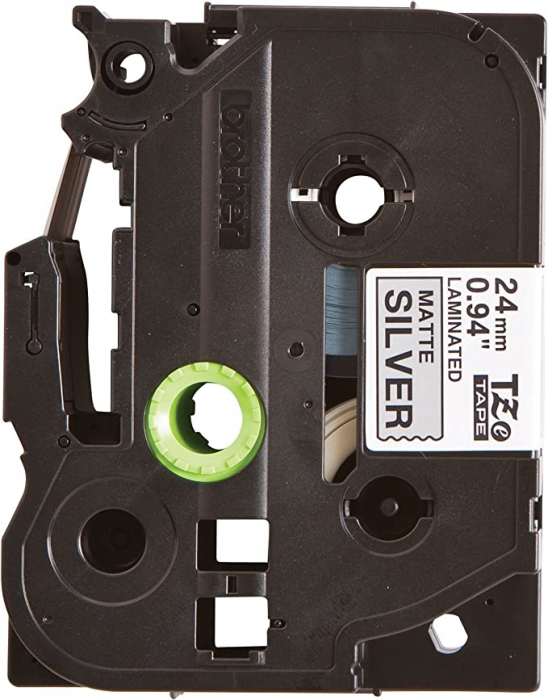 Brother - Bandă laminată de culoare neagră mat și argintiu [2]