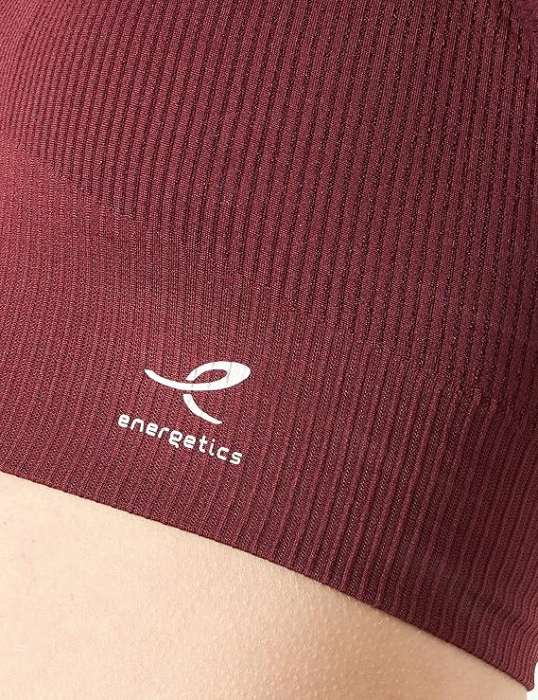 Bustiera sport pentru femei Energetics Evelyn 7, visiniu, M [5]