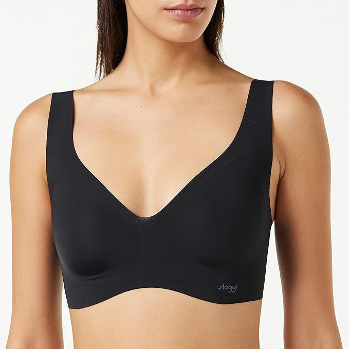 Bustiera sport pentru femei Sloggi Zero Feel Bralette Ex, negru, M [4]