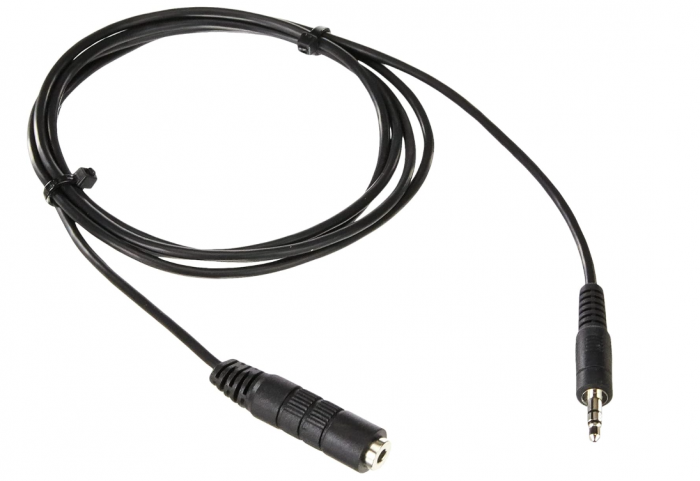 Cablu audio Digitus AK-510200 - 015-S, 3,5 mm, masculin/feminin, 1.5m, negru [2]