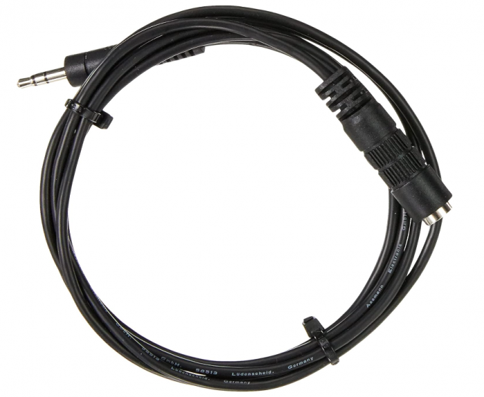 Cablu audio Digitus AK-510200 - 015-S, 3,5 mm, masculin/feminin, 1.5m, negru [3]