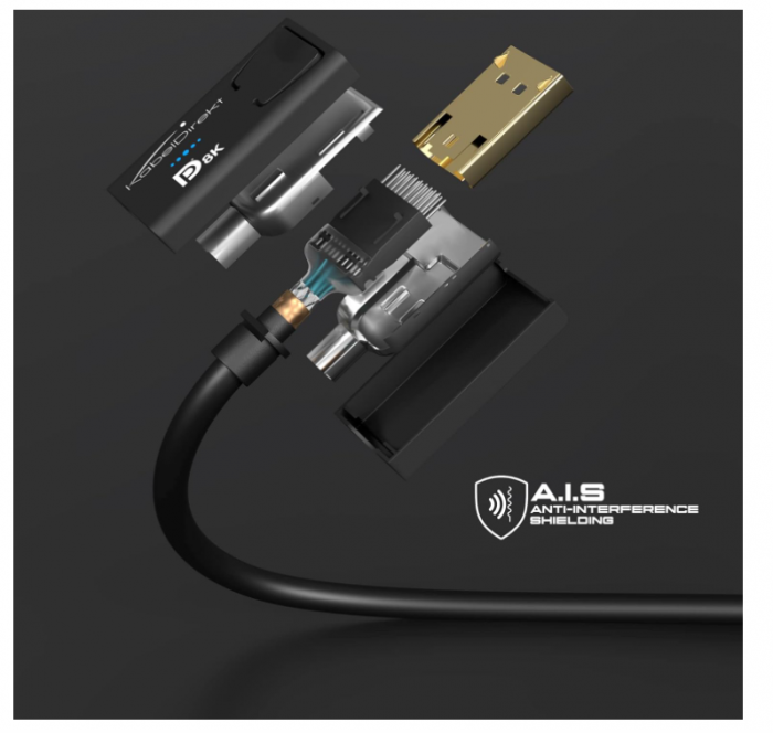 Cablu DisplayPort 8K KabelDirekt, 1m, DP 1.4, negru [4]