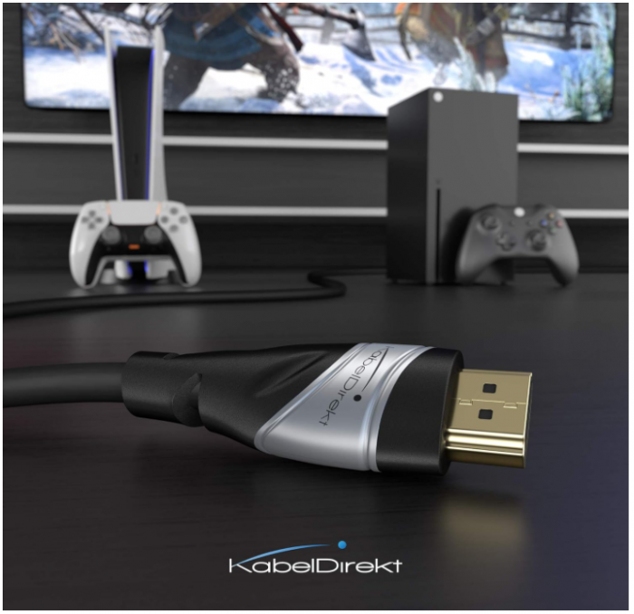 Cablu HDMI 2.1 8K KabelDirekt, 1.5m, 60Hz, negru [6]