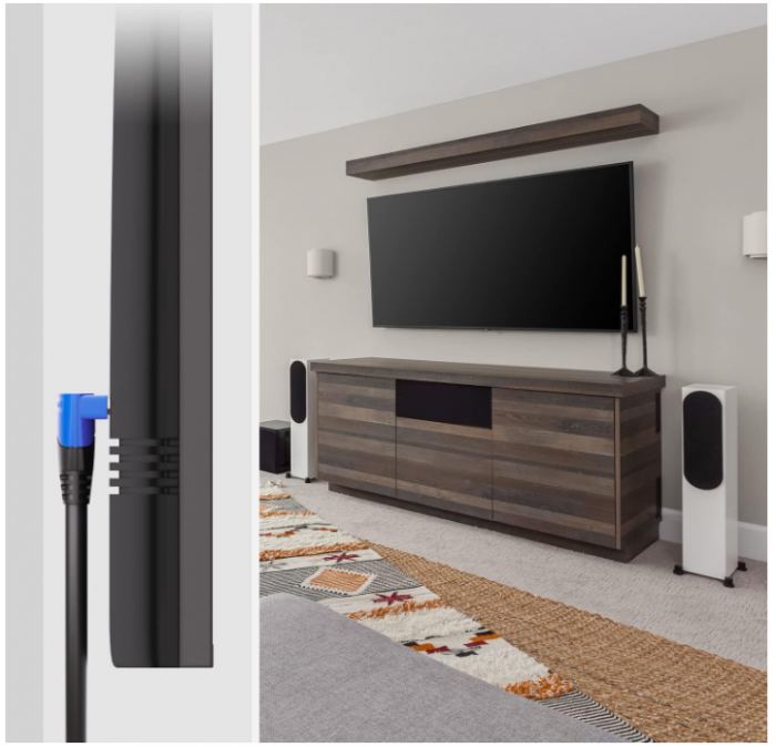 Cablu HDMI 4K@120Hz 90°, 10 m, negru [4]