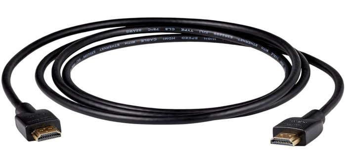 Cablu HDMI de mare viteză Amazon Basics, 18 Gbps, 4K/60Hz, 183 cm, negru [2]