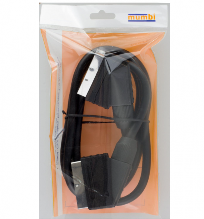 Cablu SCART Mumbi 07480 cu 21 pini, 1.4m [8]