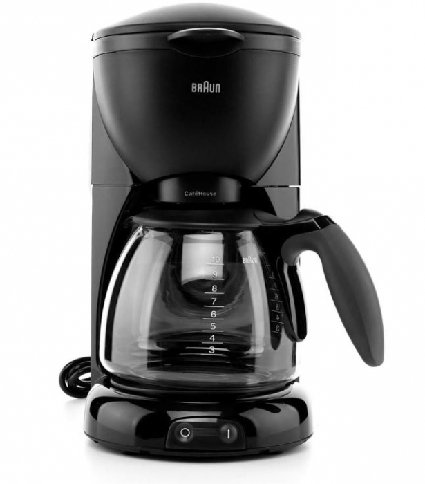 Cafetiera Braun CafeHouse Pure Aroma Plus KF 560, 1100 W, Anti-picurare, Negru [9]
