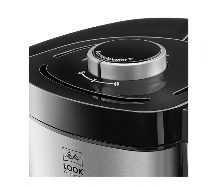 Cafetiera Melitta LOOK 1025-16, 1.25L, 1080W, Negru/Argintiu [3]