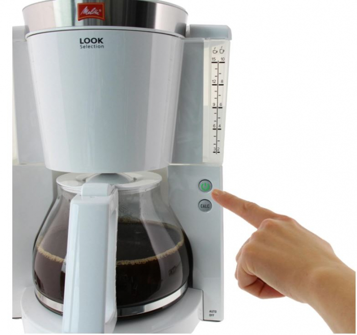 Cafetiera Melitta Look IV Selection 1011-03, 1000W, 10-15 cesti, Alb [4]