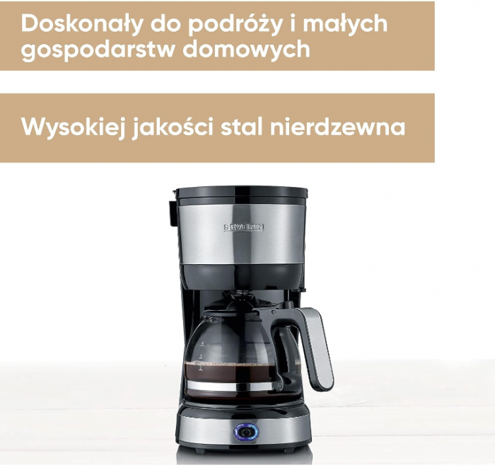 Cafetiera Severin KA 4808, 4 cesti, 750 W, negru [2]