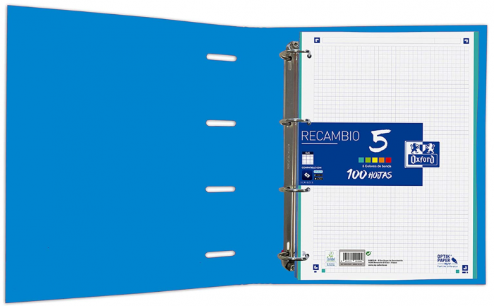 Caiet de rezervă – Oxford, A4, turcoaz [2]
