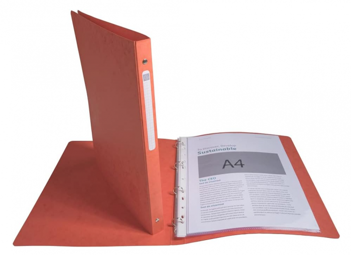 Caiet mecanic Exacompta 51250E A4, 4 inele, 15 mm diametru, 20 mm cotor, verde [8]