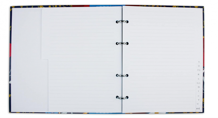 Caiet mecanic RNK 46778 cu separatoare A-Z, A5 [5]