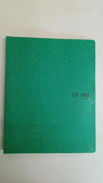 Caiet mecanic VON Leitz A4, 30120055, cu 2 inele, pentru 140 coli [2]