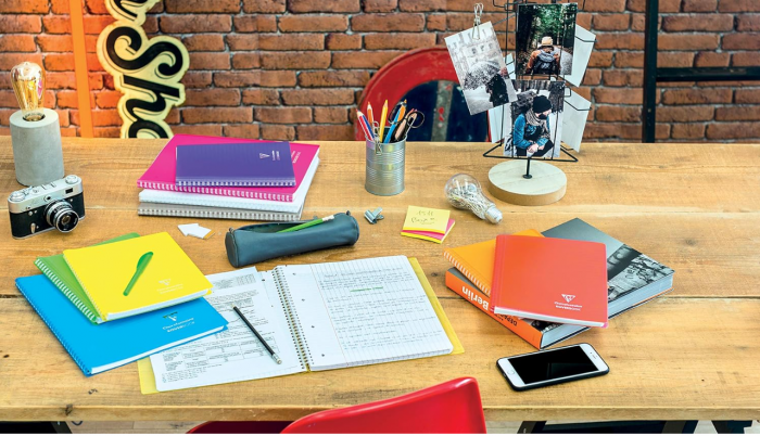 Caiet metric cu spira Clairefontaine 386401C, 160 pagini A4+, negru [6]