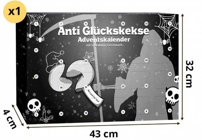 Calendar de Craciun cu 24 de ravașe/zi, proverbe cu ghinioane anti-Crăciun (in Germana) [5]