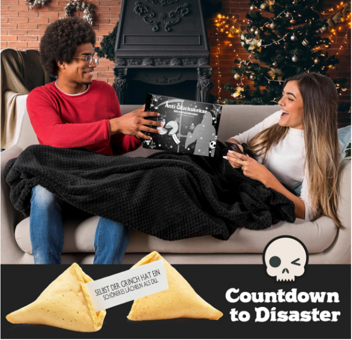 Calendar de Craciun cu 24 de ravașe/zi, proverbe cu ghinioane anti-Crăciun (in Germana) [4]