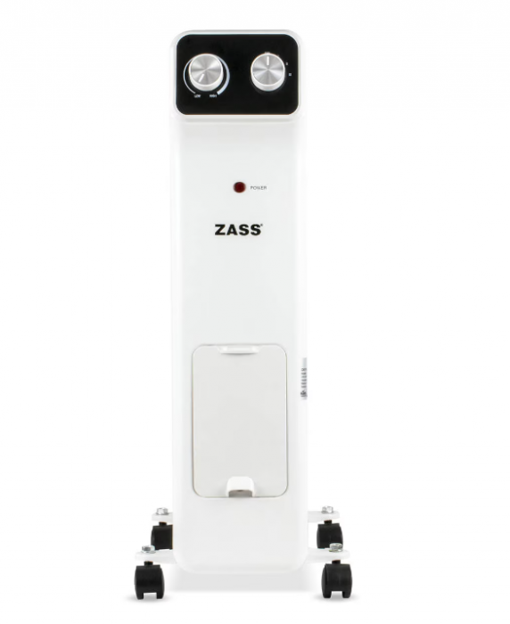 Calorifer electric cu ulei Zass ZR 11 N, 2500 W, 11 elementi, termostat reglabil, protectie la supraincalzire [2]