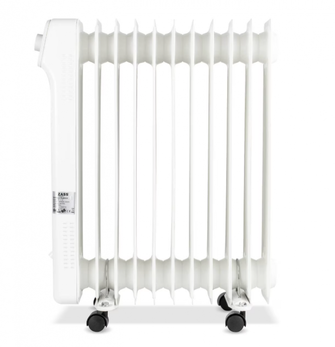Calorifer electric cu ulei Zass ZR 11 N, 2500 W, 11 elementi, termostat reglabil, protectie la supraincalzire [3]