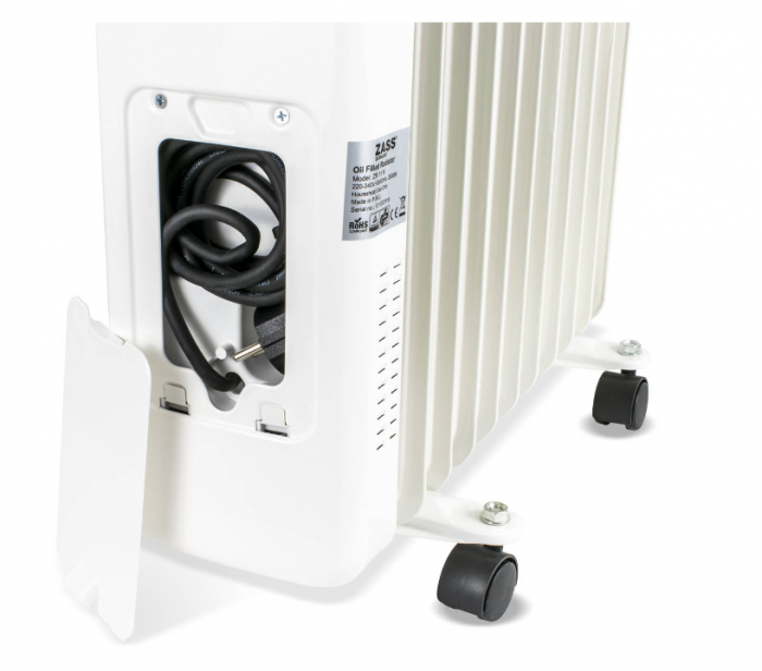 Calorifer electric cu ulei Zass ZR 11 N, 2500 W, 11 elementi, termostat reglabil, protectie la supraincalzire [4]