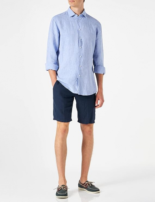 Cămașă business pentru bărbați Seidensticker, albastru, XL/44 [2]