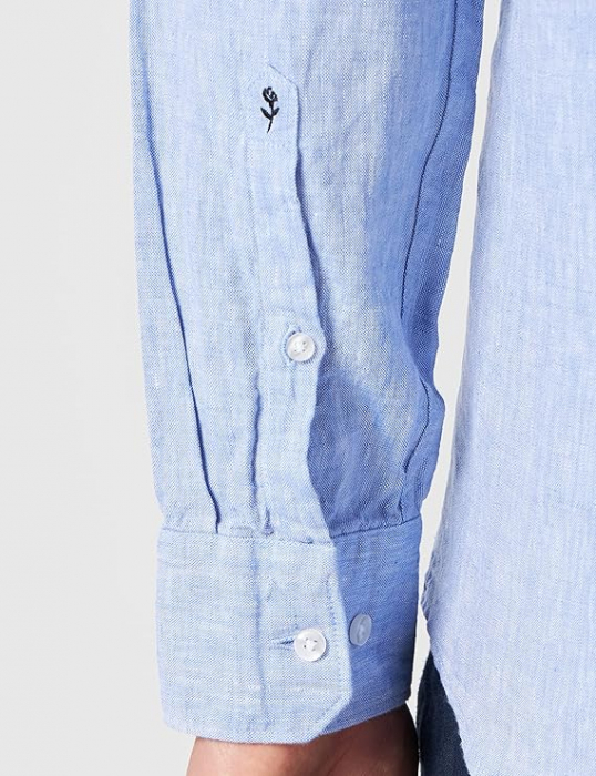 Cămașă business pentru bărbați Seidensticker, albastru, XL/44 [5]