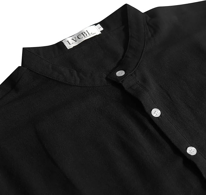 Cămașă casual de vară LVCBL, cu mâneci lungi pentru bărbați, 3XL [3]