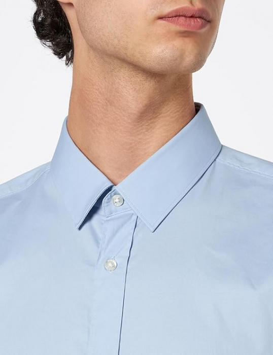 Camasa cu maneca lunga pentru barbati, HUGO Elisha02, albastru deschis, 43 [2]