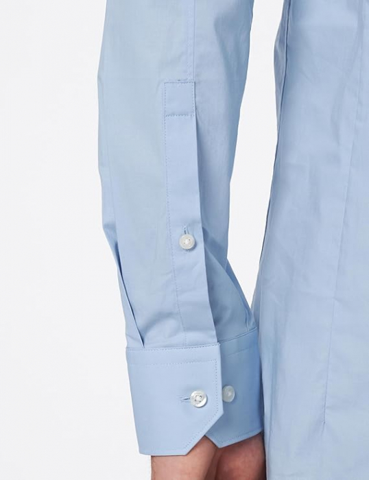 Camasa cu maneca lunga pentru barbati, HUGO Elisha02, albastru deschis, 43 [4]