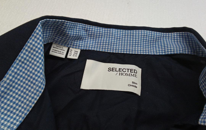 Camasa cu maneca lunga Selected Homme Slim Cintree, bleumarin, M/40 - OUTLET [4]