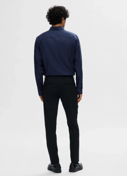 Camasa cu maneca lunga Selected Homme Slim Cintree, bleumarin, M/40 - OUTLET [6]