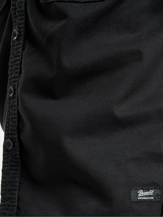 Camasa cu maneca scurta pentru barbati Brandit Vintage, negru, XL [3]