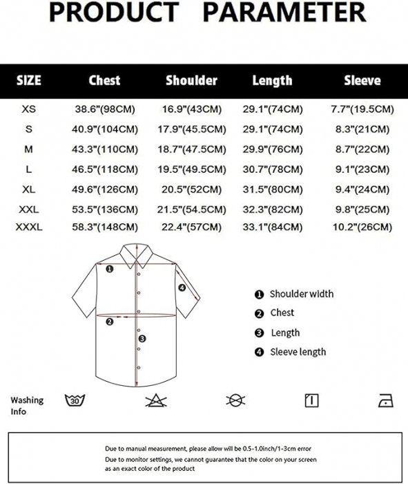Camasa cu maneca scurta pentru barbati PARKLEES, verde, L [5]