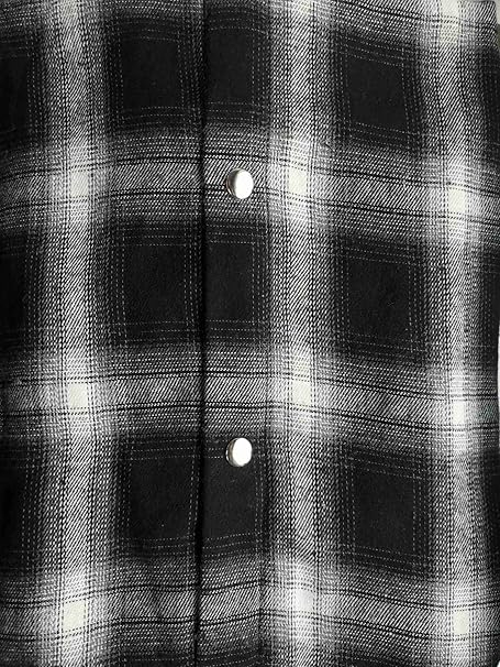 Cămașă de flanel în carouri fără mâneci pentru bărbați JG JENNY GHOO [2]