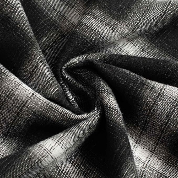 Cămașă de flanel în carouri fără mâneci pentru bărbați JG JENNY GHOO [4]