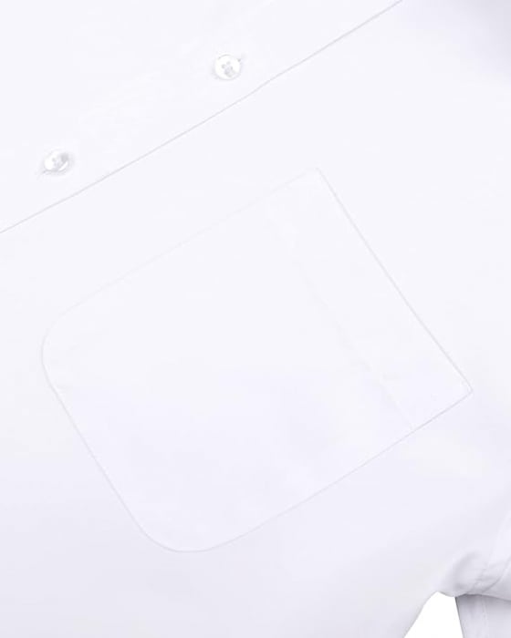 Cămășa pentru bărbați Alimens & Gentle, cu mânecă lungă, elastică, alba, Marimea L [6]