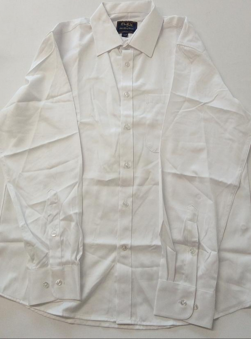 Cămășa pentru bărbați Alimens & Gentle, cu mânecă lungă, elastică, alba, Marimea L [2]