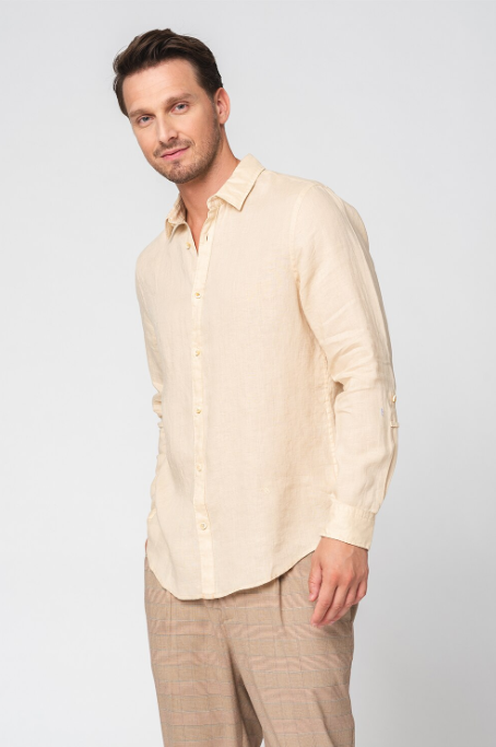 Camasa pentru barbati, bej, Marimea XXXL [3]