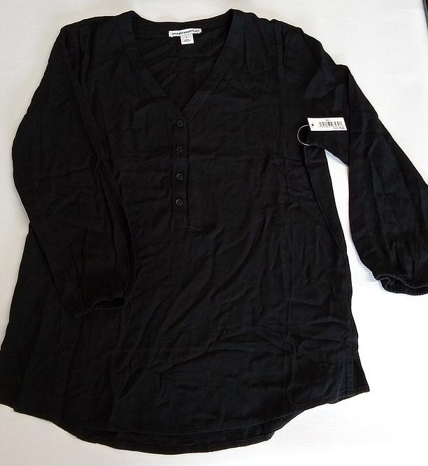 Cămașă pentru femei Amazon Essentials cu mâneci 3/4 cu nasturi, Marimea S [2]