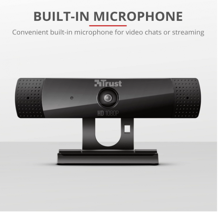 Cameră web Trust Gaming GXT 1160 Vero Full HD 1080P 30 FPS, negru [5]