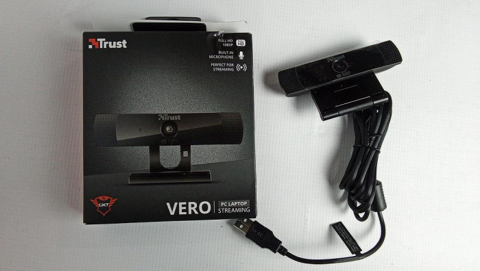 Cameră web Trust Gaming GXT 1160 Vero Full HD 1080P 30 FPS, negru [2]