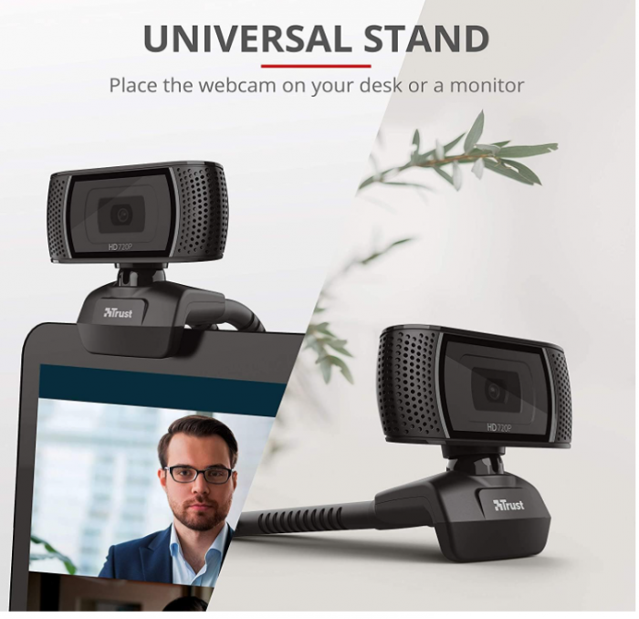 Cameră Web Trust Trino HD cu Microfon, 1280x720, 30 FPS [4]