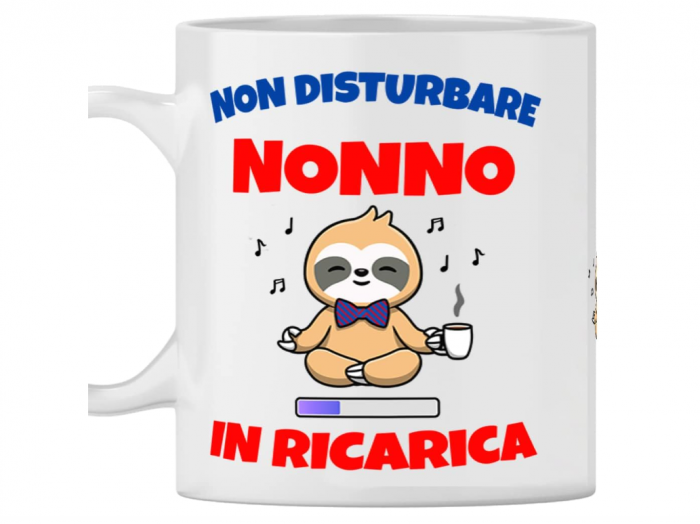 Cană cadou pentru ziua de naștere a bunicului, text in Italiana, ceramica, 350 ml [1]