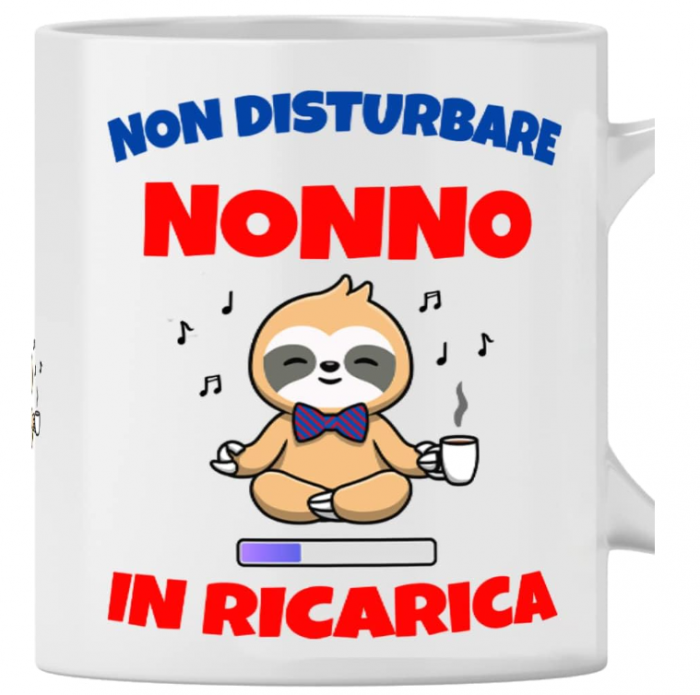 Cană cadou pentru ziua de naștere a bunicului, text in Italiana, ceramica, 350 ml [6]