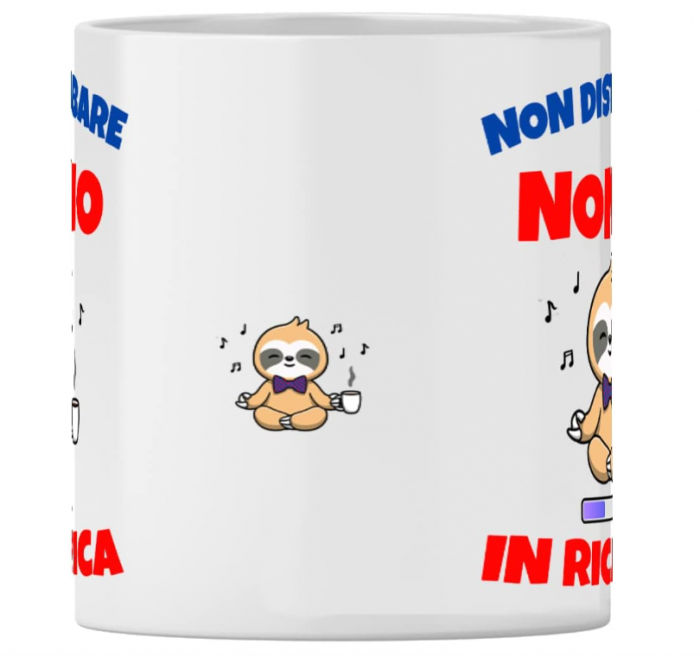 Cană cadou pentru ziua de naștere a bunicului, text in Italiana, ceramica, 350 ml [4]