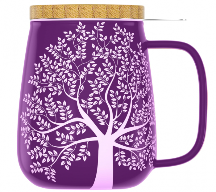 Cana de ceai din portelan cu infuzor 600 ml [4]