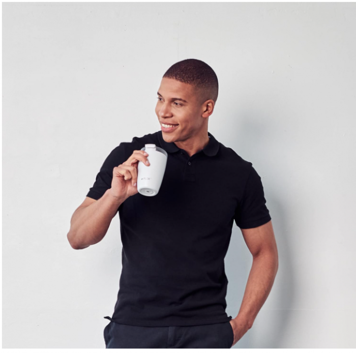 Cana termica FLSK 350 ml din oțel inoxidabil, pentru calatorii, gri [7]