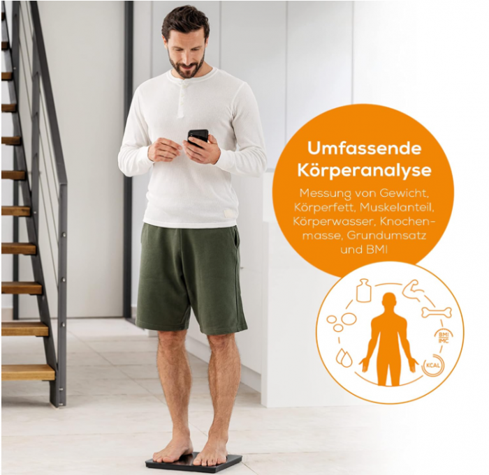 Cantar corporal de diagnostic Beurer BF 880 cu Wi-Fi si Bluetooth, Capacitate 180 kg [4]