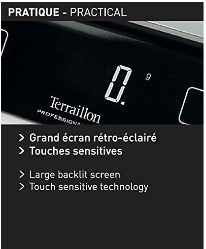 Cantar de bucatarie profesional TERRAILLON, 10 kg, Otel inoxidabil [6]